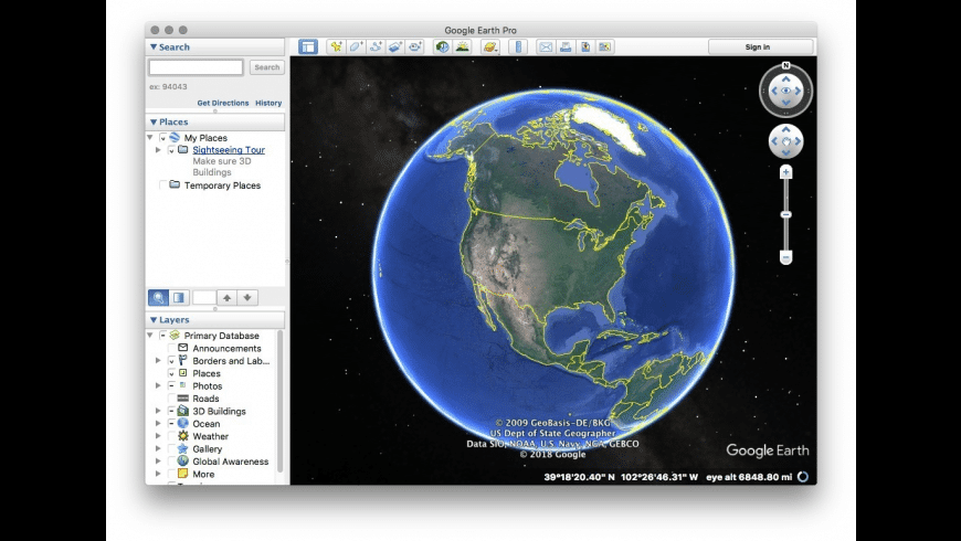 google earth mac version